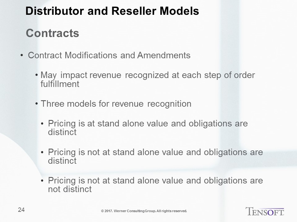 ASC 606 -Modifications and Amendments to Contracts