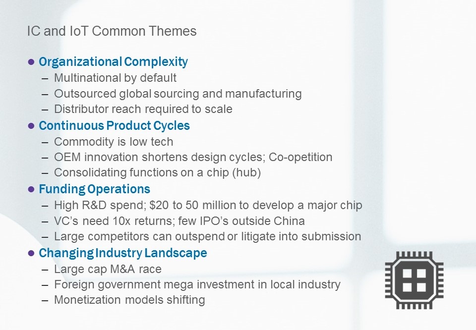 IC and IOT Themes